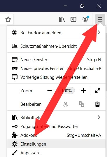 Firefox Einstellungen 2021